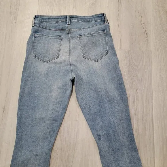 LAGENCE Jeans Denim Catalina High Line Distressed Cropped Size 27 - Picture 11 of 16